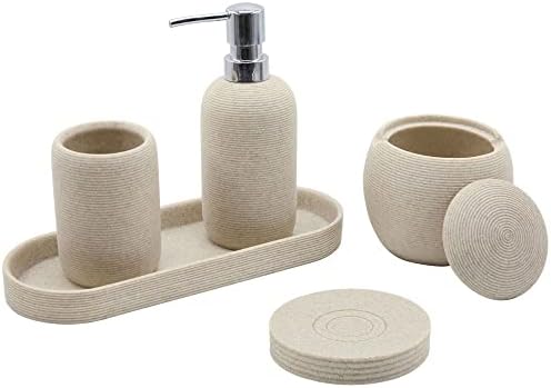 Modern 5-Piece Bathroom Accessory Set