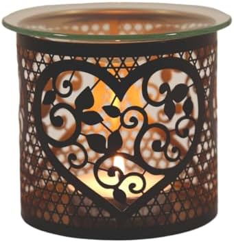 Transform Your Home With Woodbridge Tea Light Oil Burner Black Gold Design