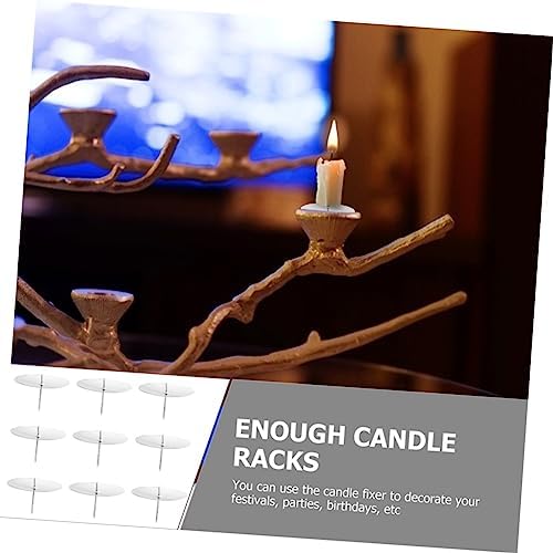 20-Piece Metal Candle Holders for Festive Decorations