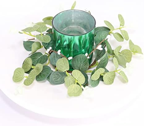 Eucalyptus Candleholder Halloween Decor Farmhouse Tabletop