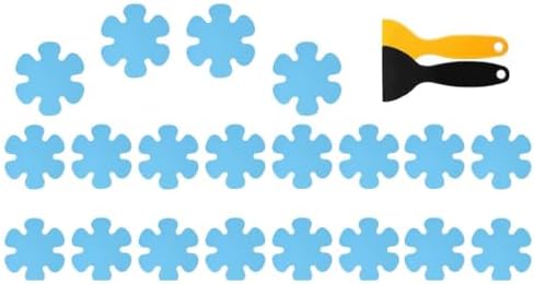 Anti-Slip Shower Stickers Blue for Safe Kids Bath