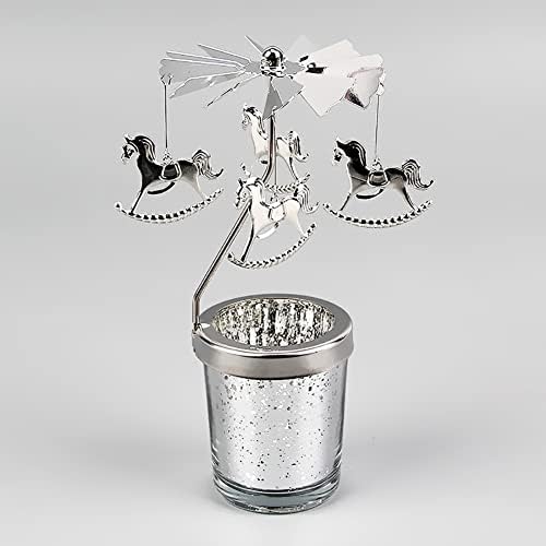 Elegant Rotating Candle Holder