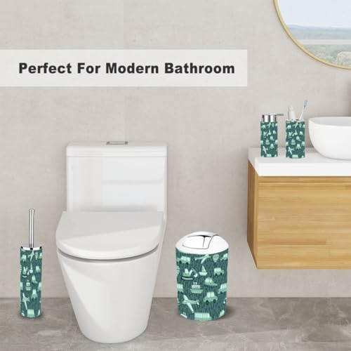 Cute Kids Bathroom Set - Airplane Car Patterns