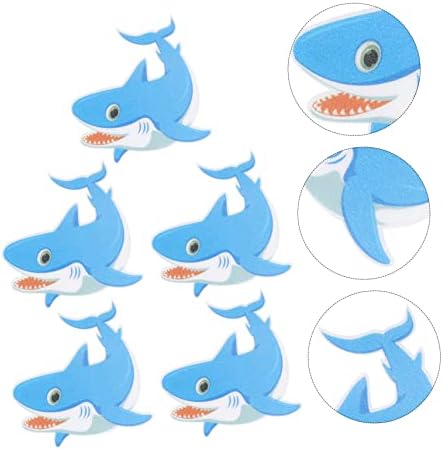 LIFKOME Shark Sticker Set for Bath Tub Non Slip Peva Frosted Decals