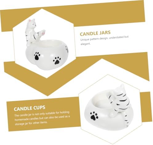 Elegant Cat Candle Holder