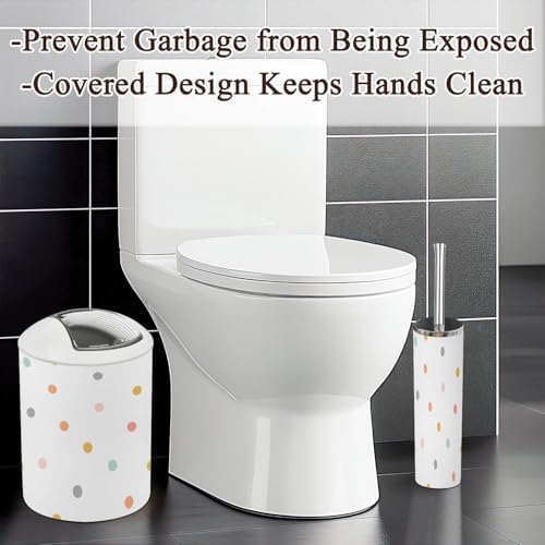 Bright Confetti Bathroom Accessories Set 6 Pcs