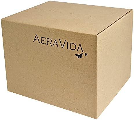AeraVida Three Mini Barrel Pewter Elephant Wooden Tea Light Candle Holder Set