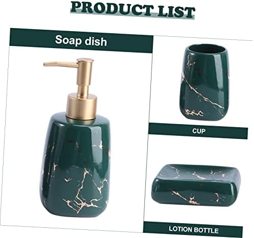 PrettyZoom Elegant Marble Bathroom Set 3pc