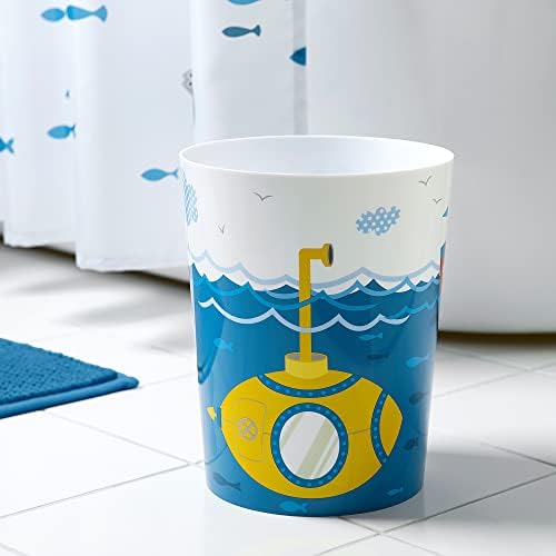 Allure Submarine 4-Piece Bath Set - Nautical Storage and Organization Kit