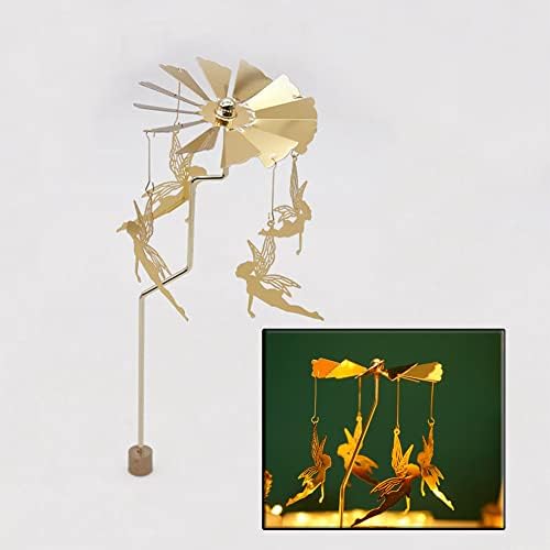 Spinning Candle Holder with Fairy Accessories
