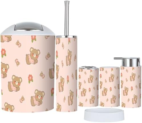 Perfect 6-Piece Bathroom Accessory Set for Kids