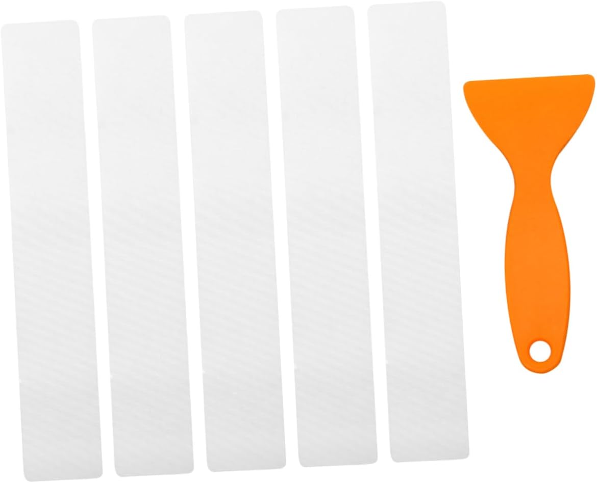 5-Piece Skid-Free Bathroom Stickers for Bathtubs Pools