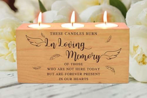 Personalized Memorial Candle Holder for Weddings Anniversaries or Reunions