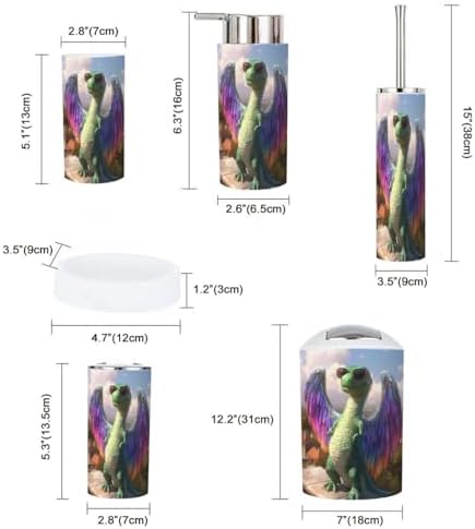 Unique Fun Enumeration Bathroom Accessories Set for Kids