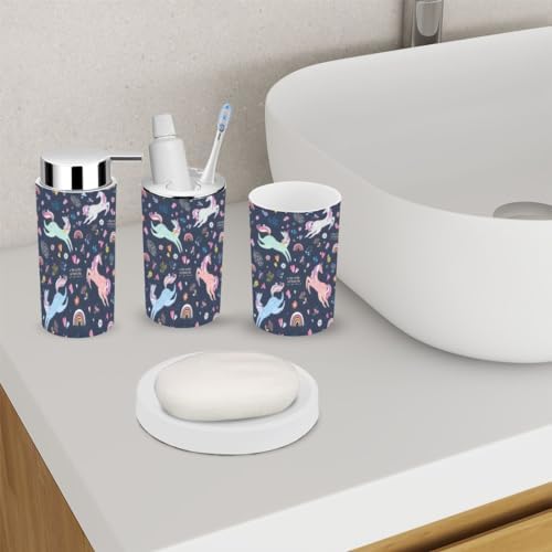 6-Piece Safe Functional Bathroom Accessory Set