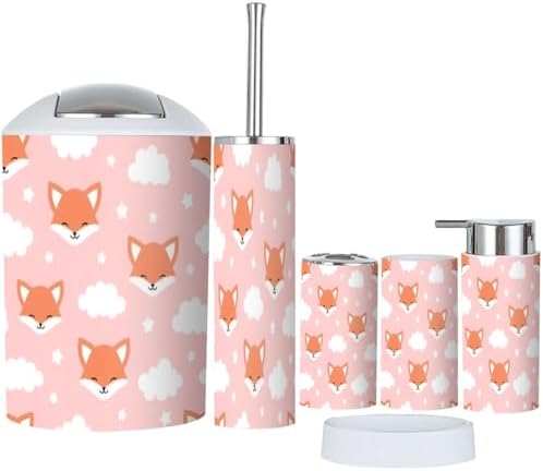 Bathroom Accessory Set 6 Piece