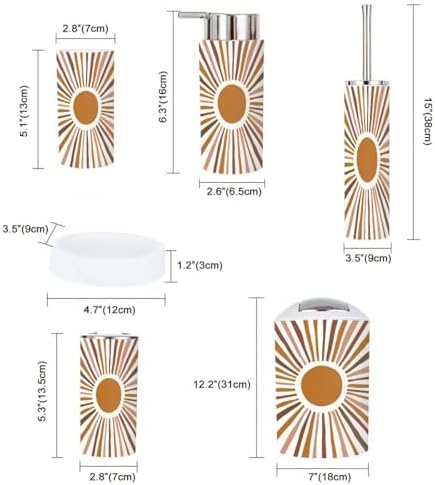 Cute-absentee 6-Piece Bathroom Set