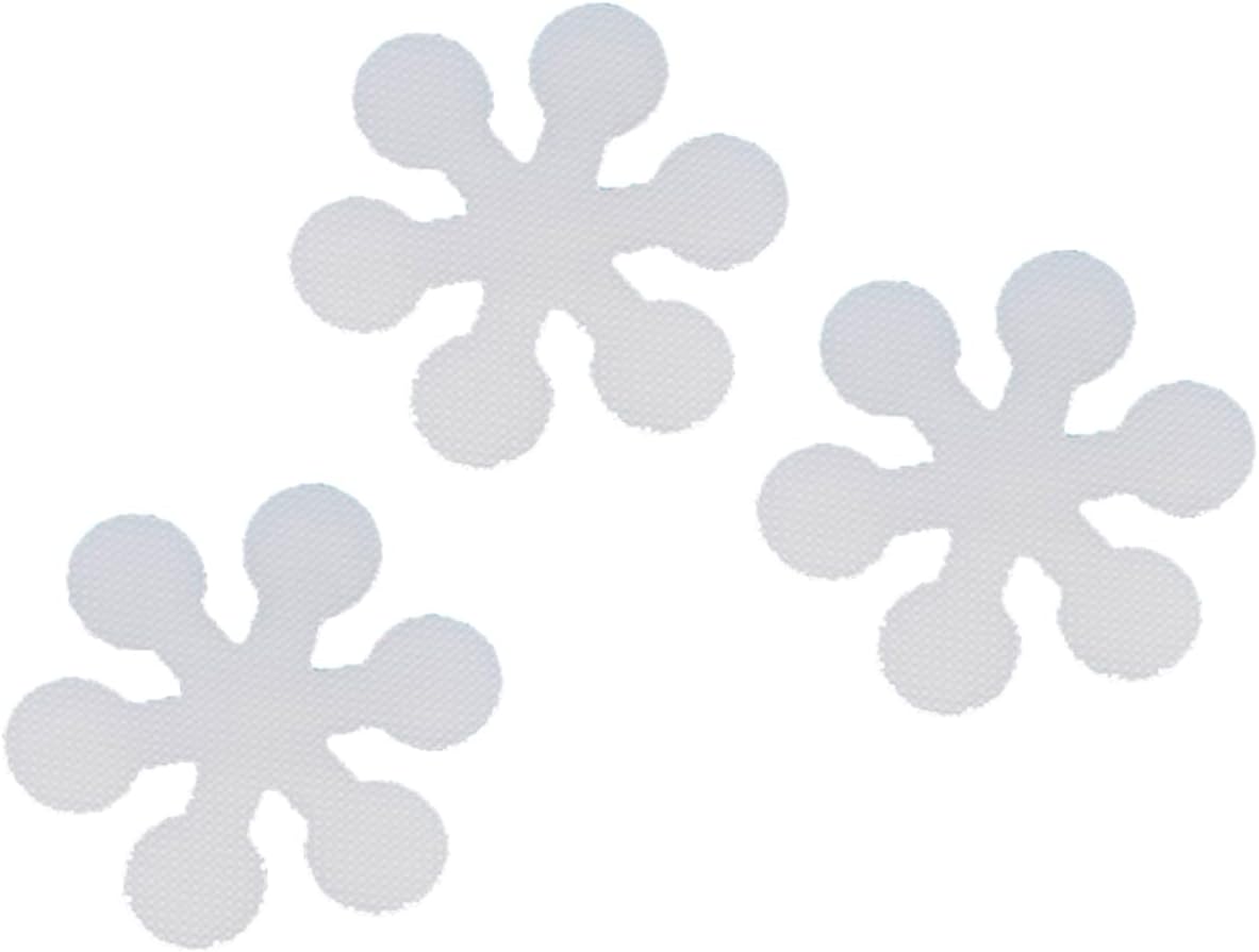 BRIGHTFUFU Non-Slip Tub Tape 20 Pcs Snowflake Design Bath Grips