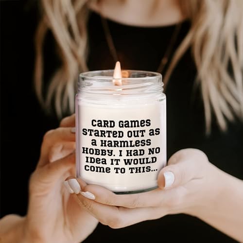 Card Games Themed Vanilla Soy Candle 9oz