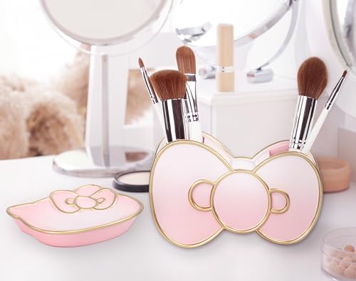 Jay Franco Hello Kitty Bath Set - Cute Toothbrush Soap Organizer