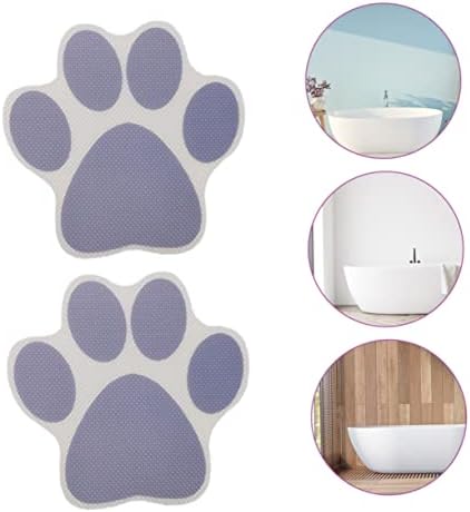 ABOOFAN 20PCS Cartoon Dog Footprint Stickers for Bathtub