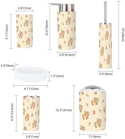 Bath Time Essentials Cute Bear Design for Kids