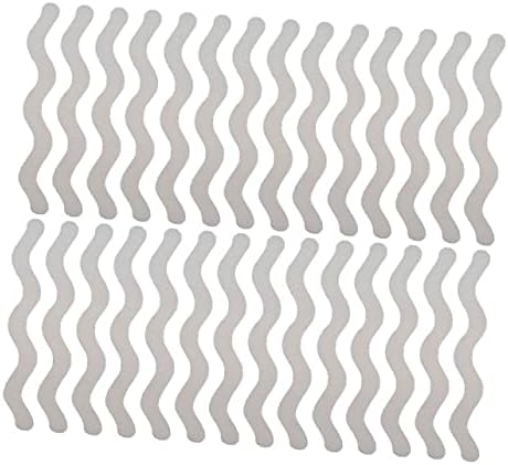 BESTYASH 48Pcs S-Shape Bath Stickers Non-Slip Floor Decals