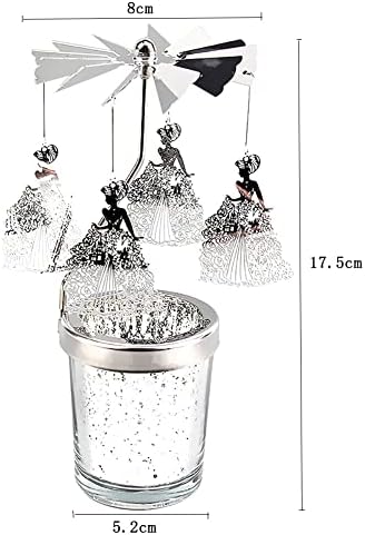 Eforcase Rotary Spinning Tea Light Holder