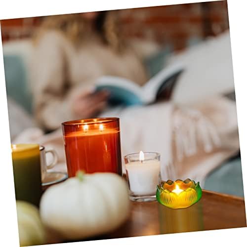 2pc Lotus Candleholder Set Elegant Design