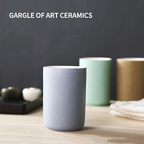 Art Ceramic Mouthwash Cup Stylish Multi-Colour Design for Home Hotel Use