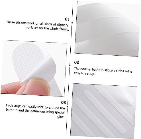 20Pcs Non-Slip Bathtub Stickers for Safety