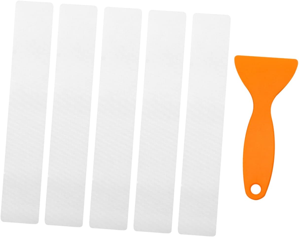 Bathroom Safety Sticker Set with Scraper Tool