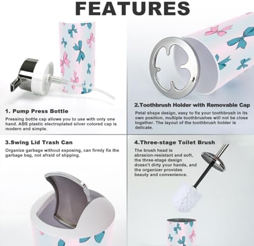 Bath Organizing Set 6 Pcs