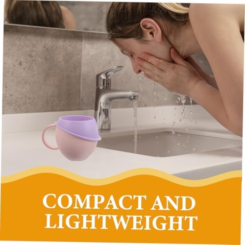 Cabilock 2Pcs Capacity Mouthwash Cup with Handle