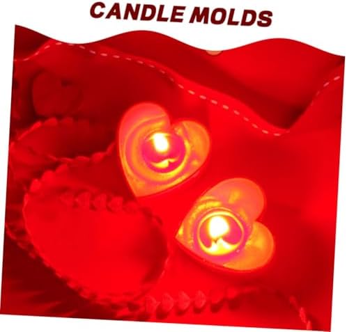 Heart Shaped Tea Light Holder Cups for Candle Making