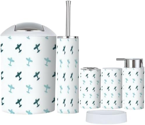 XNGJEMVWXOBathroom Accessory Set 6 Piece