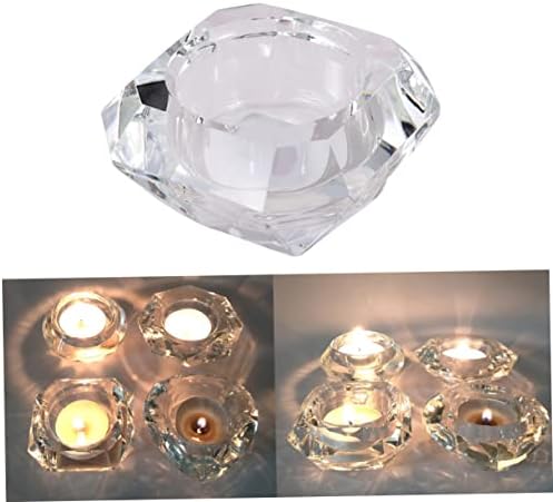 Glowing Crystal Candle Holder