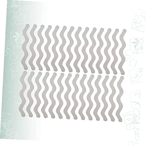 48Pcs S-Shape Slip Bathtub Stickers Non-Slip Safety Bath Decals