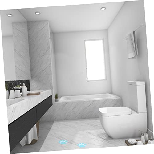 20-Piece Cartoon Dog Footprint Slip Resistant Stickers for Bathtubs
