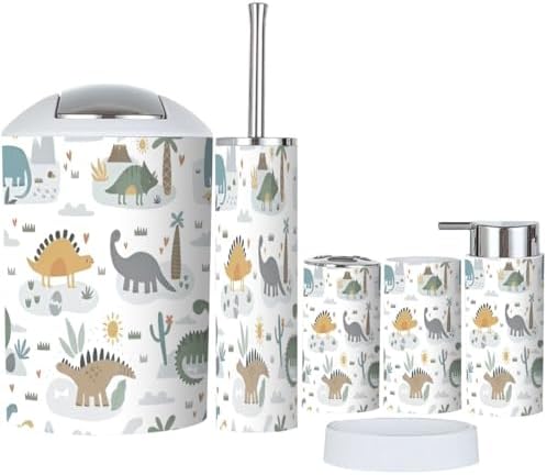 Bathroom Accessories Set 6 Pcs Durable Elegant Design