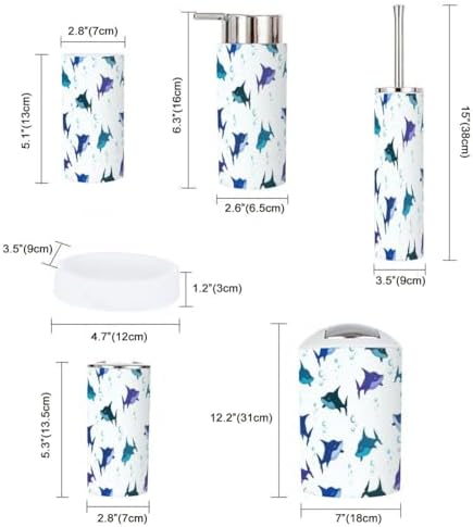 JBNJANKDAVSix-Piece Cartoon Shark Design for Kids
