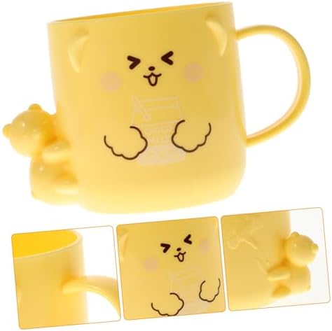 PRETYZOOM 2Pcs Cartoon Mouthwash Cup Cute Plastic Toothbrush Holder for Kids