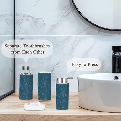 Bathroom Accessories Set 6 Pcs Space Theme
