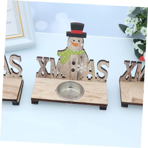 Unique Christmas Candle Holder Set for Dining Table
