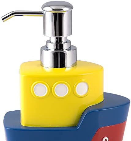 Allure Submarine 4-Piece Bath Set - Nautical Storage and Organization Kit