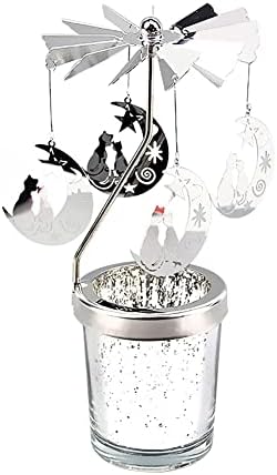 Elegant Hanging Cat Candle Holder