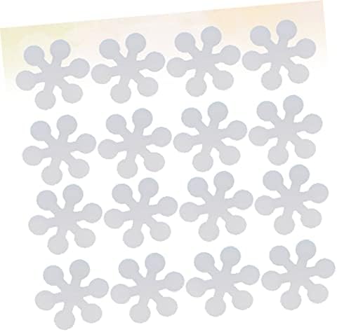 BRIGHTFUFU Non-Slip Tub Tape 20 Pcs Snowflake Design Bath Grips