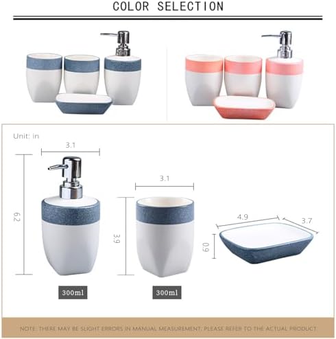 Bathroom Accessory Set with Snowflake Design
