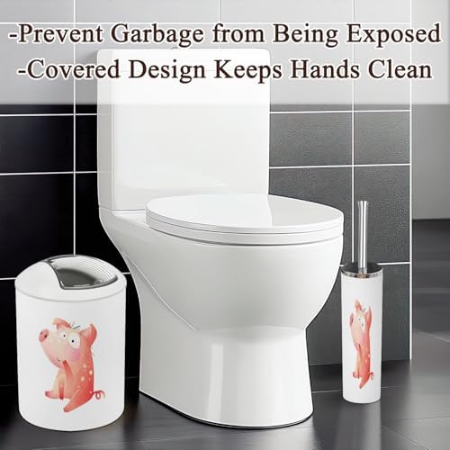 Cute Funny Pig Bathroom Accessories Set for Kids