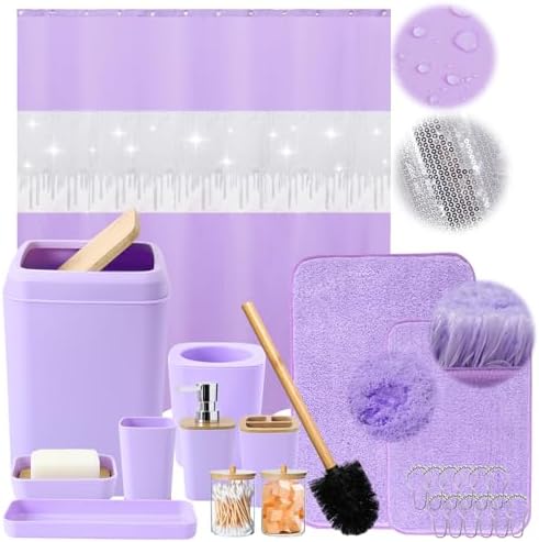 Versatile Bathroom Accessory Set with 12 Pieces Perfect for Any Occasion